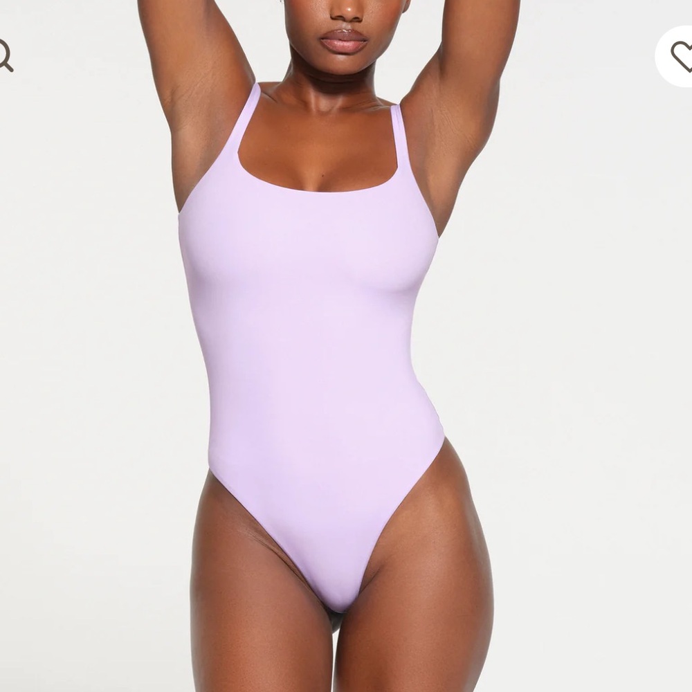 Skims “Fits Everybody” Square Neck Bodysuit size S Lily - NWT